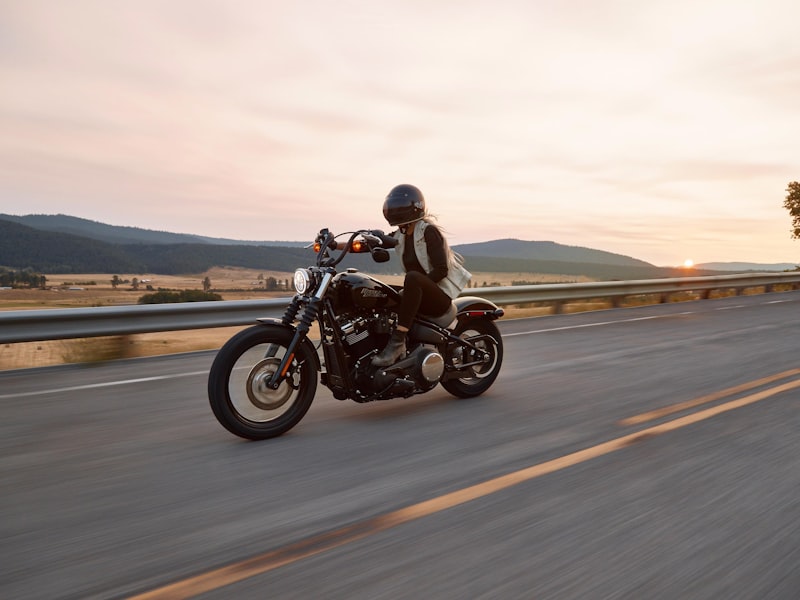 Motard sur route, formation au permis moto